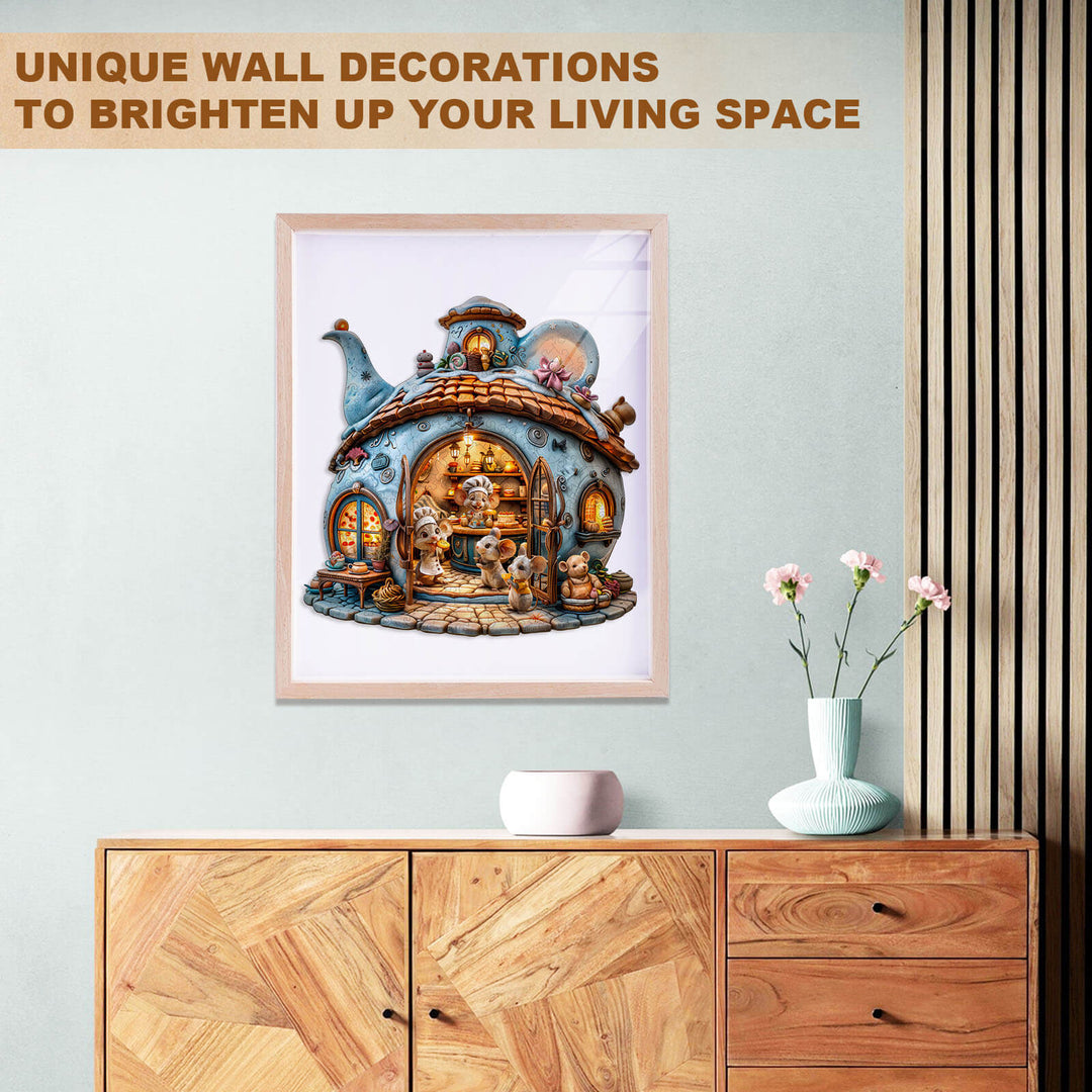 Mouse's Shop Wooden Jigsaw Puzzle