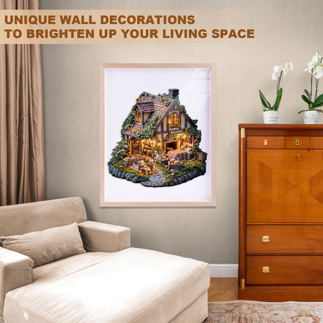 Bärenhaus Holz-Puzzlespiel