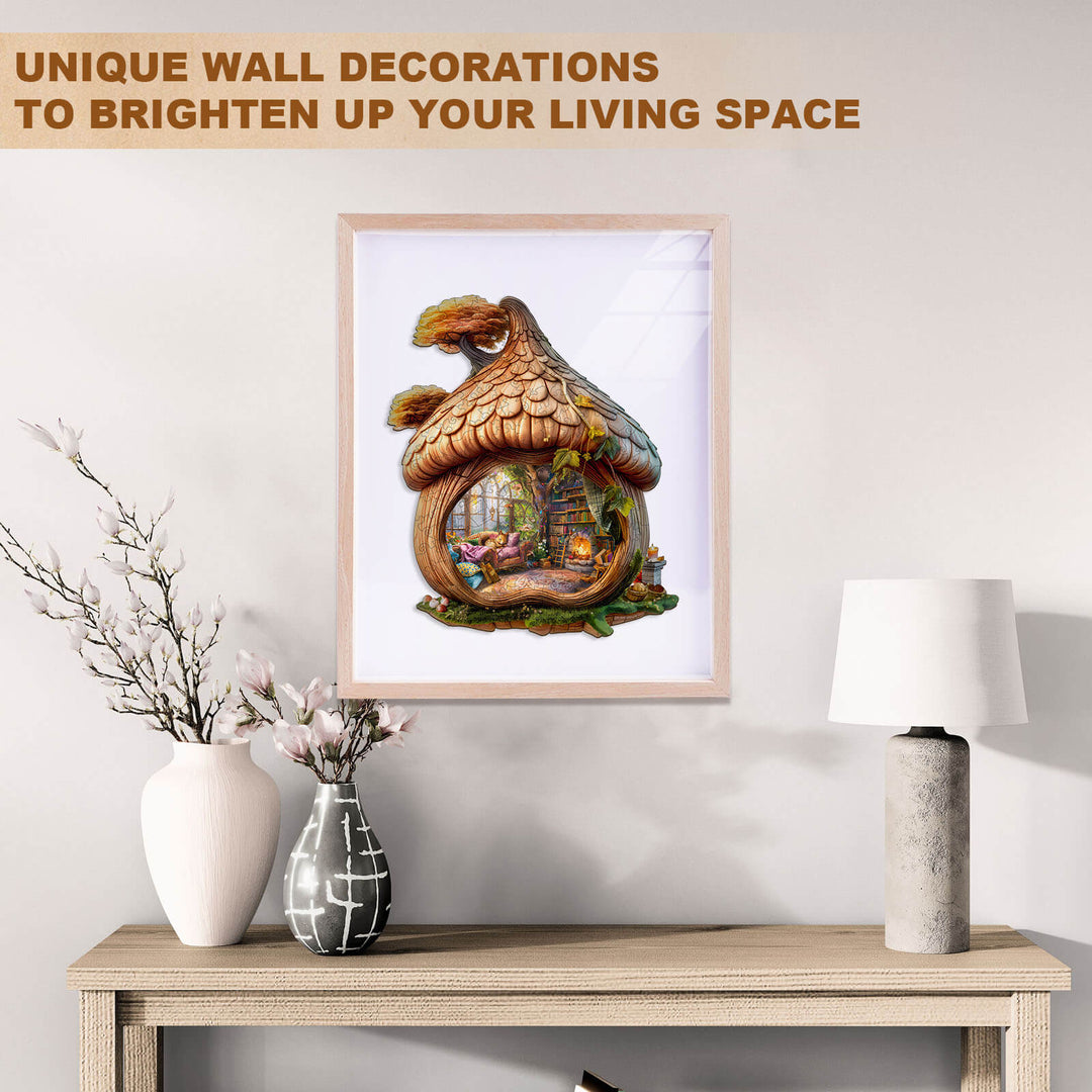 Eichhörnchenhaus Holz-Puzzle