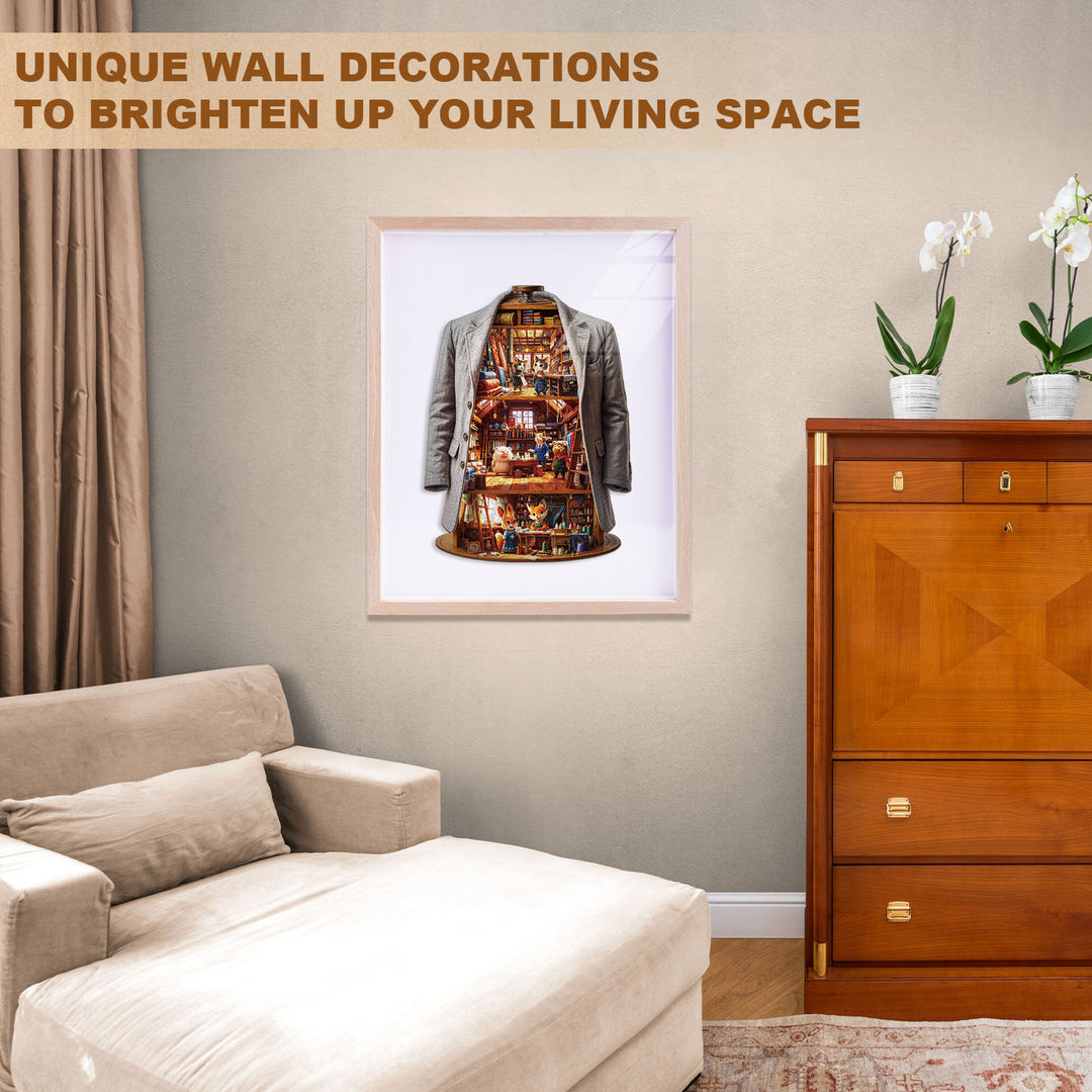 Blissful Wardrobe Wooden Jigsaw Puzzle