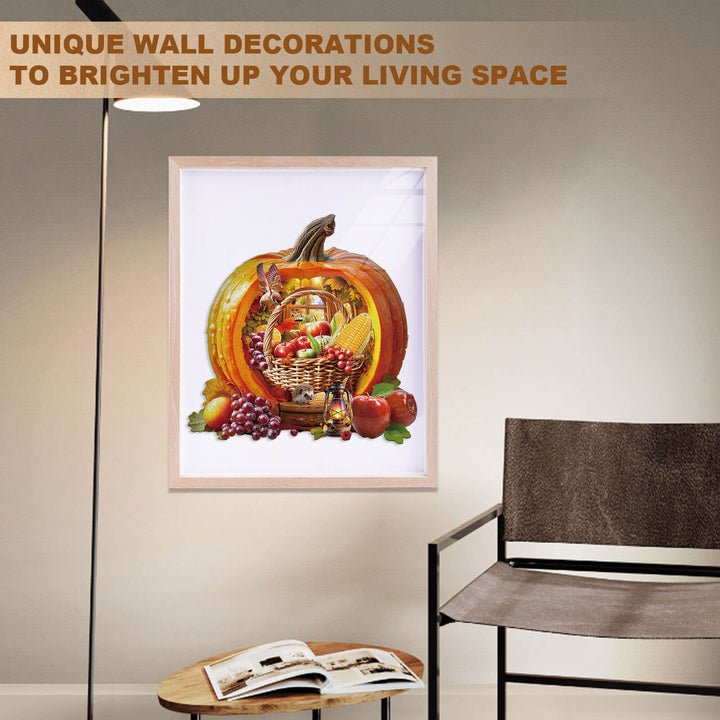 autumn harvest Wooden Jigsaw Puzzle