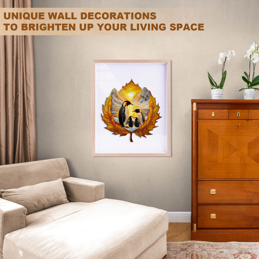 Autumn penguins Jigsaw Puzzle