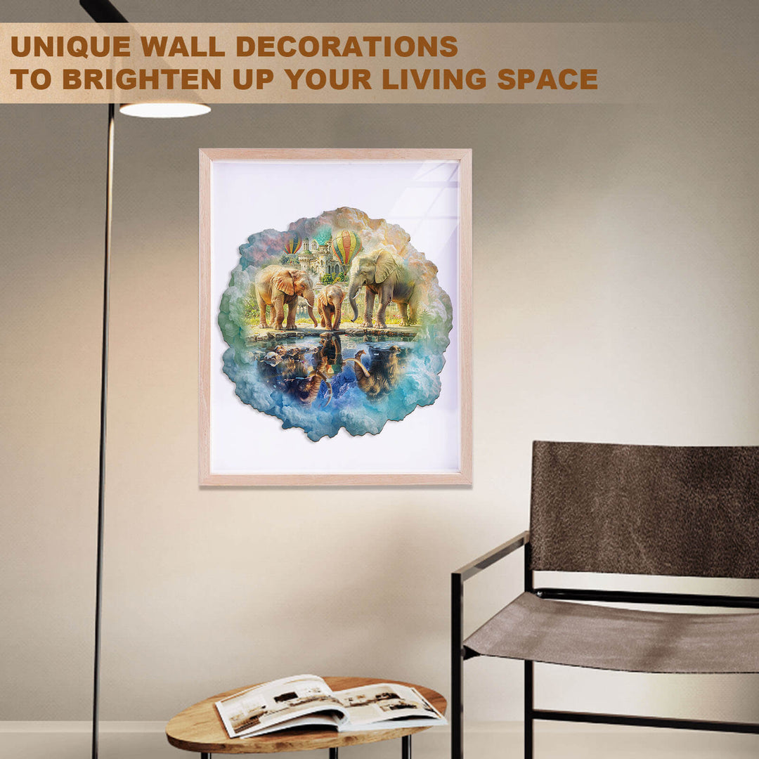 Mammoth—My wish Wooden Jigsaw Puzzle