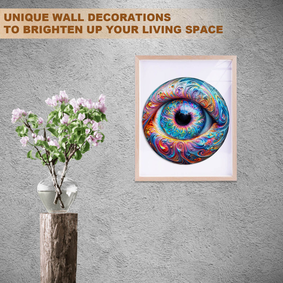Brilliant eyes Wooden Jigsaw Puzzle