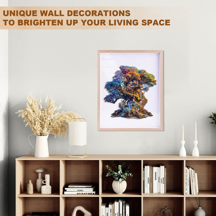 Puzzle en bois Elf Tree House