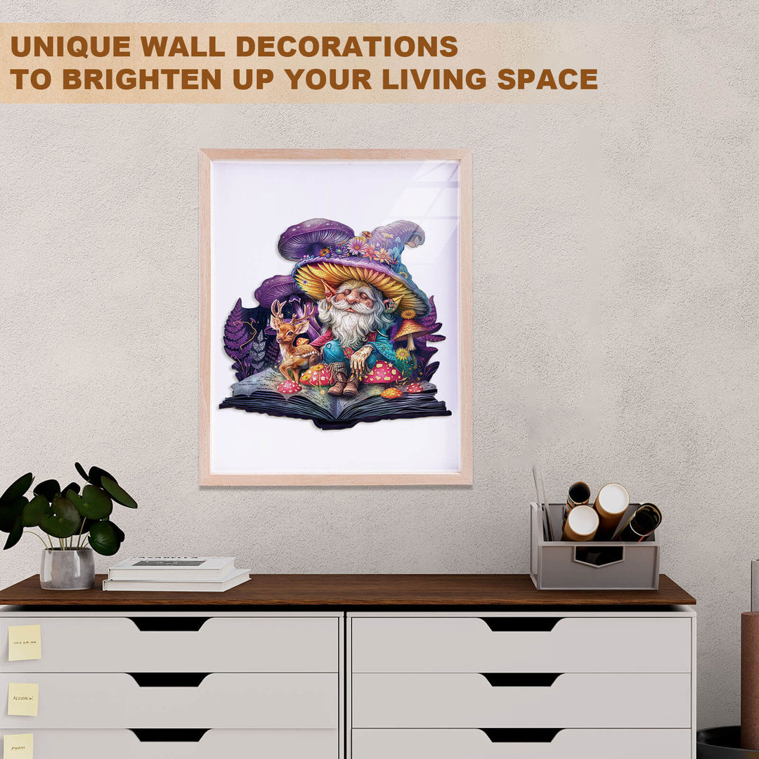 Mushroom Secret Wooden Jigsaw Puzzle