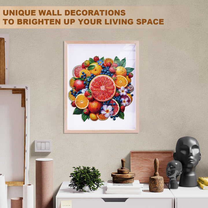 Fruit Party Wooden Jigsaw Puzzle