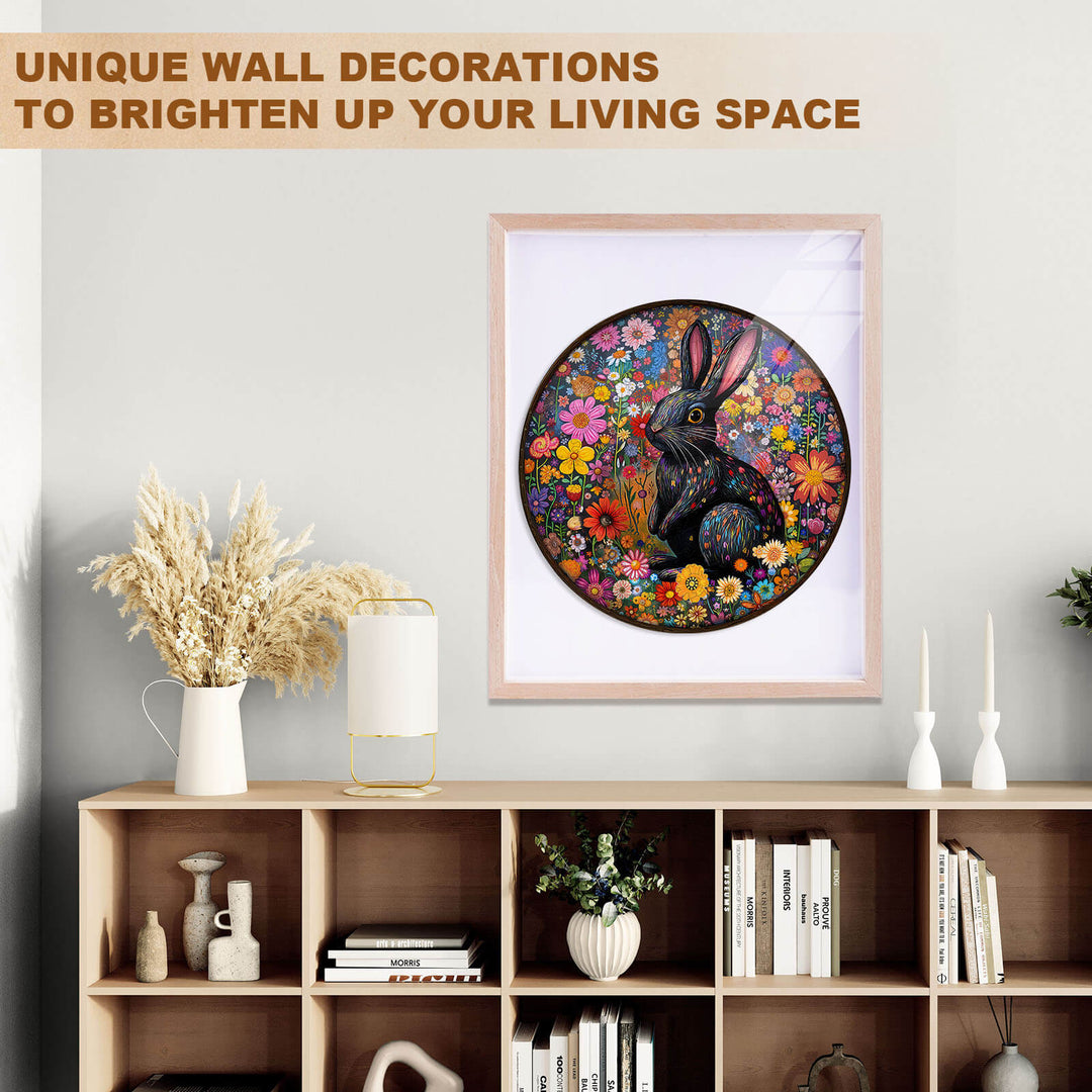 Fantasy Garden Guardian-Rabbit Wooden Jigsaw Puzzle