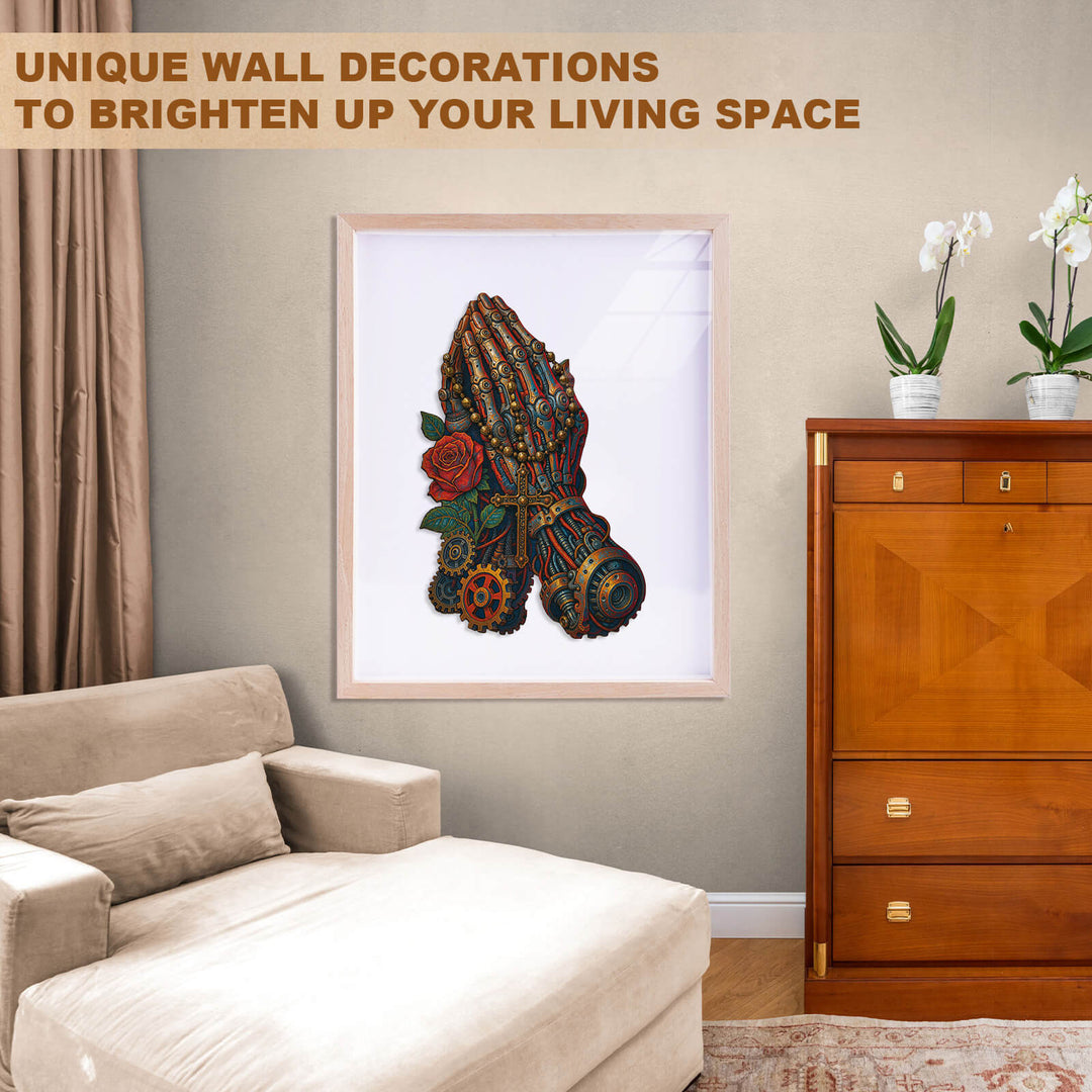 The Praying Hand-2 Wooden Jigsaw Puzzle