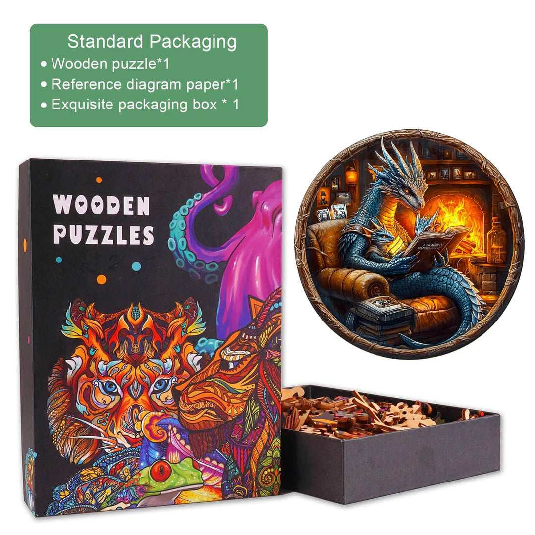 Night Stories Wooden Jigsaw Puzzle