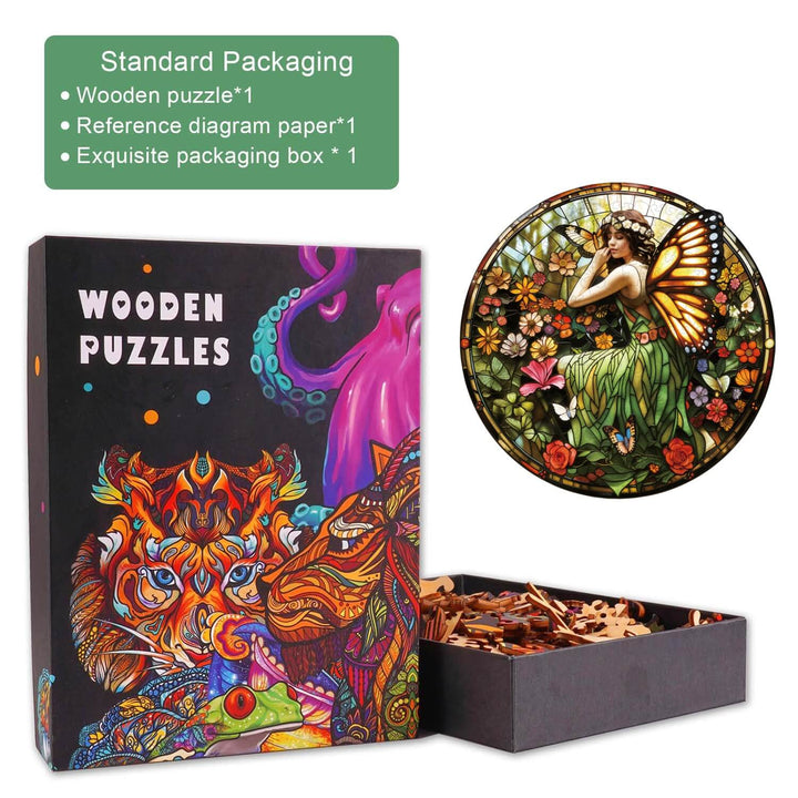 Flower Fairy Wooden Jigsaw Puzzle