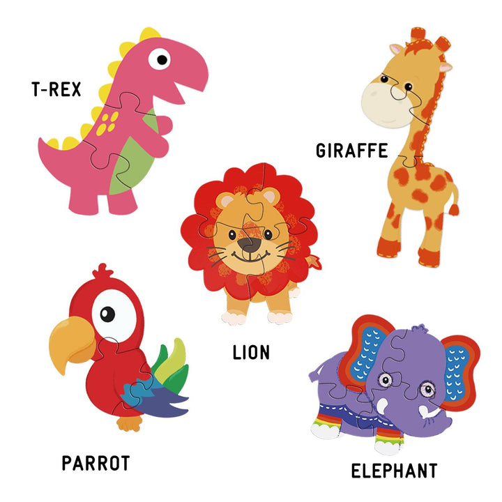 Personalized Baby Name Puzzle And Animal Puzzle-Woodbests