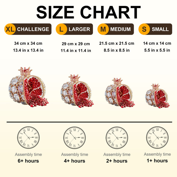 Gem Pomegranate Wooden Jigsaw Puzzle