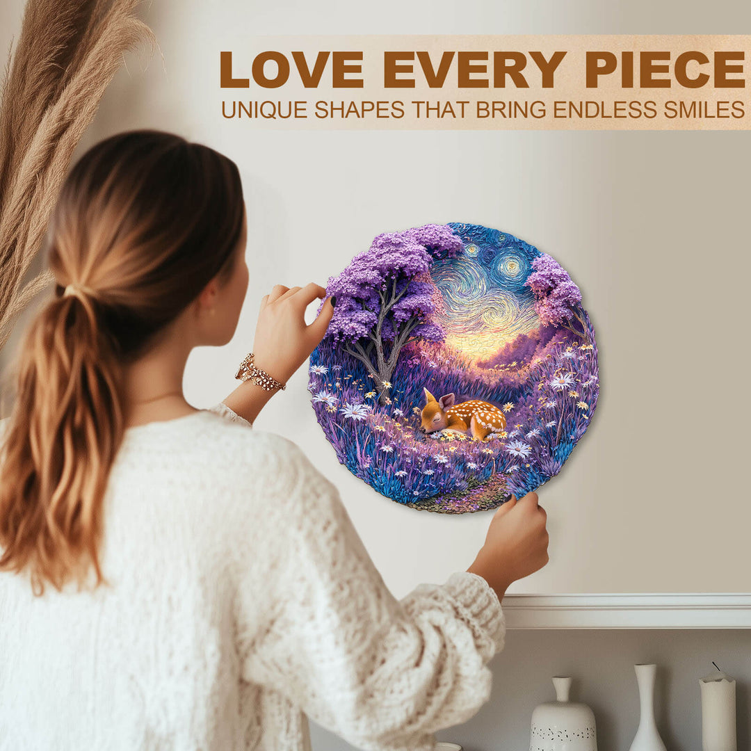 Cute little deer Wooden Jigsaw Puzzle