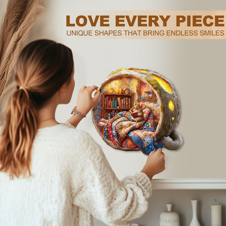 House of Mice Wooden Jigsaw Puzzle