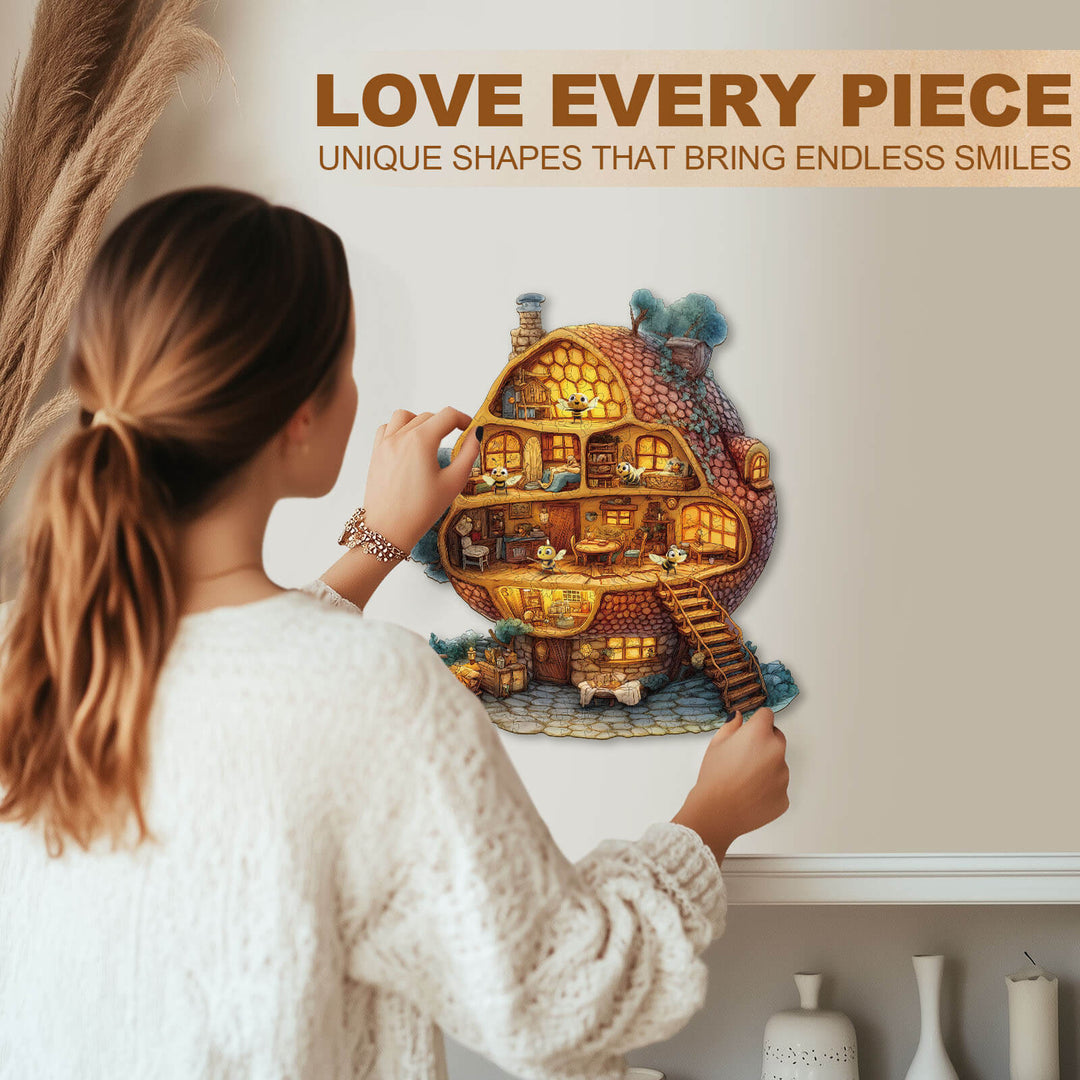Puzzle en bois Bee Hut