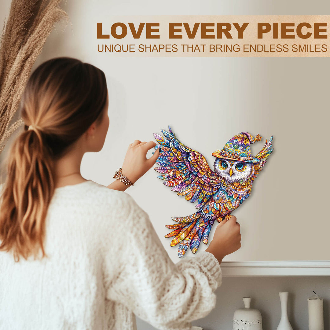 Magic Owl Wooden Jigsaw Puzzle