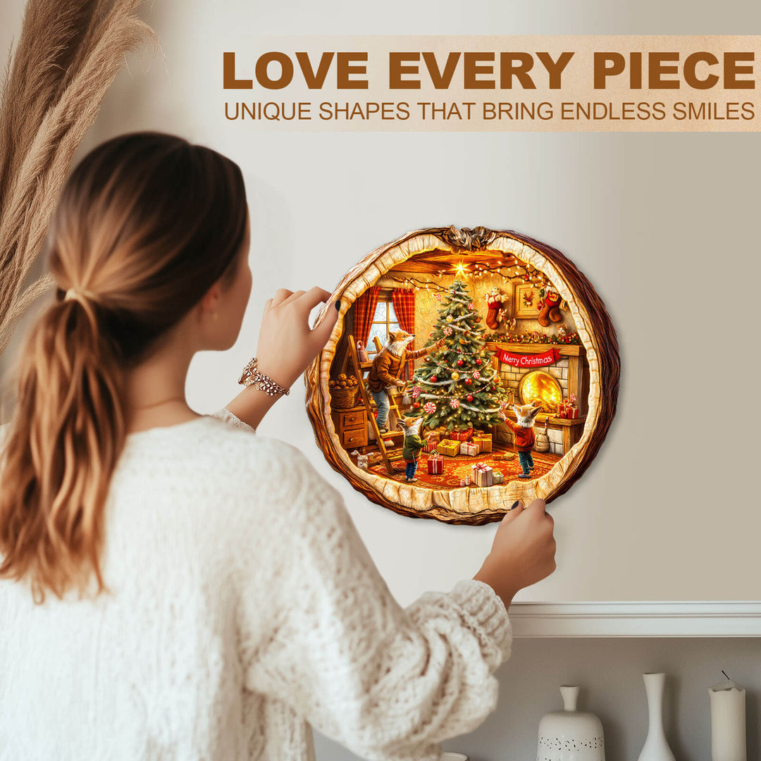 Fox House Wooden Jigsaw Puzzle