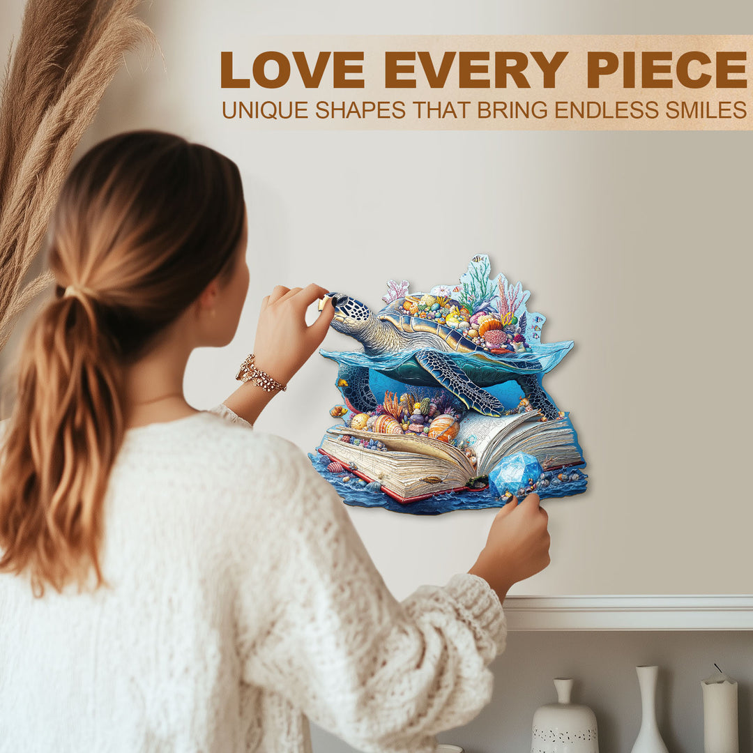 Turtle Story-1 Holz-Puzzle