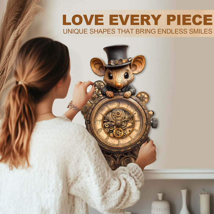Mechanical mouse Wooden Jigsaw Puzzle