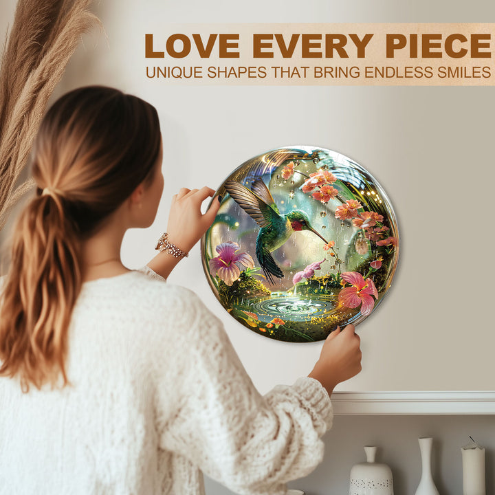 Hummy Raindrop Wooden Jigsaw Puzzle