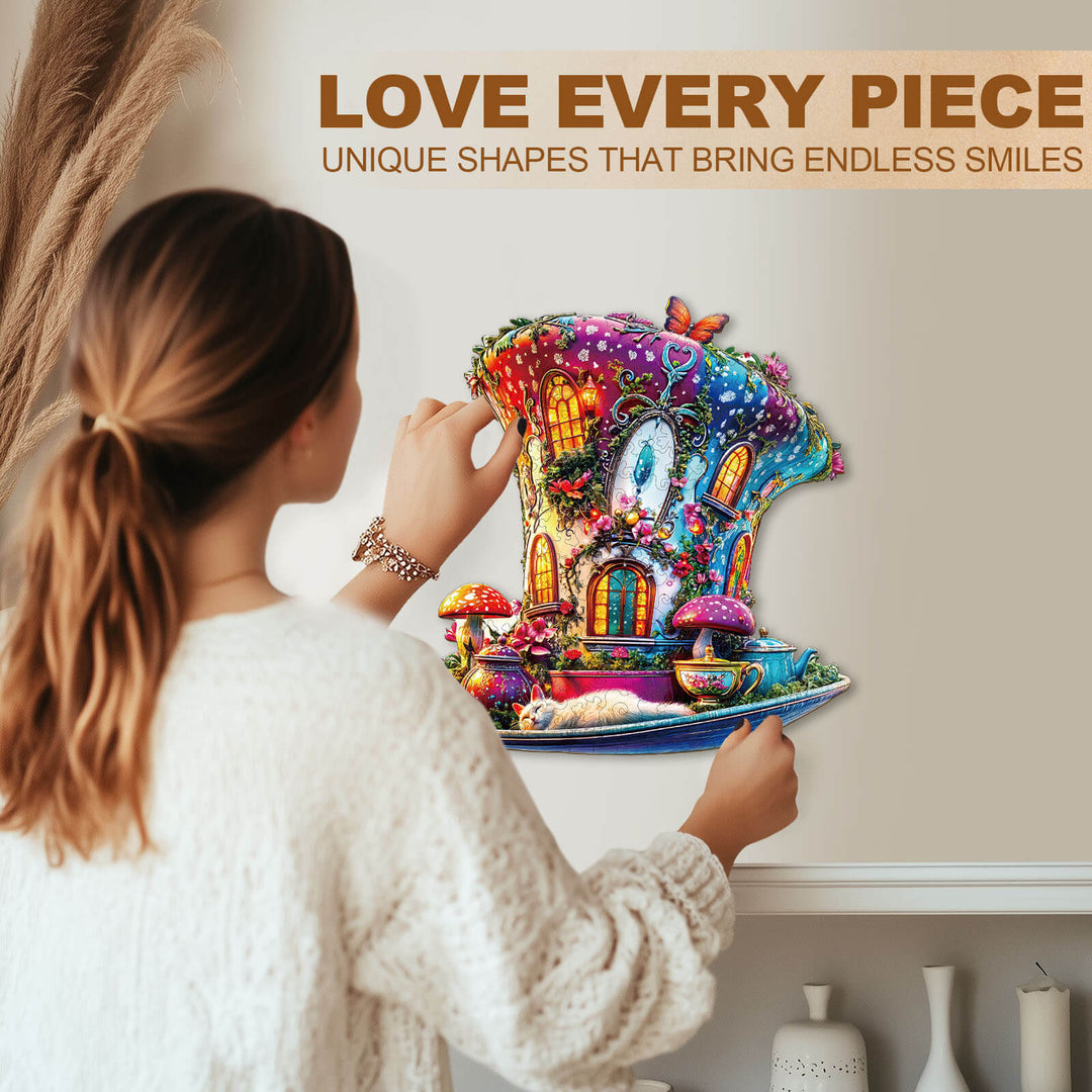 Magischer Zylinder Holz-Puzzle