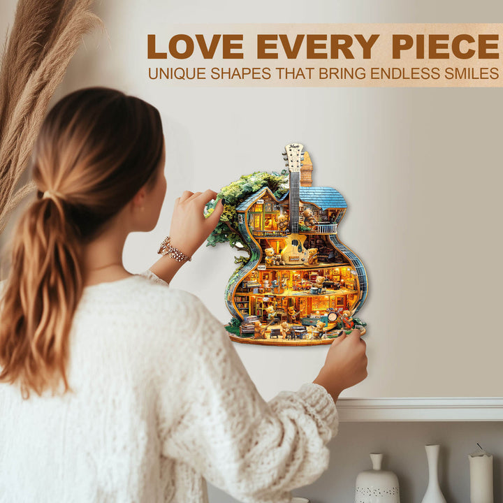 Music House-2 Wooden Jigsaw Puzzle