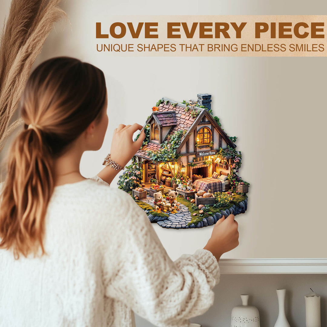 Bärenhaus Holz-Puzzlespiel