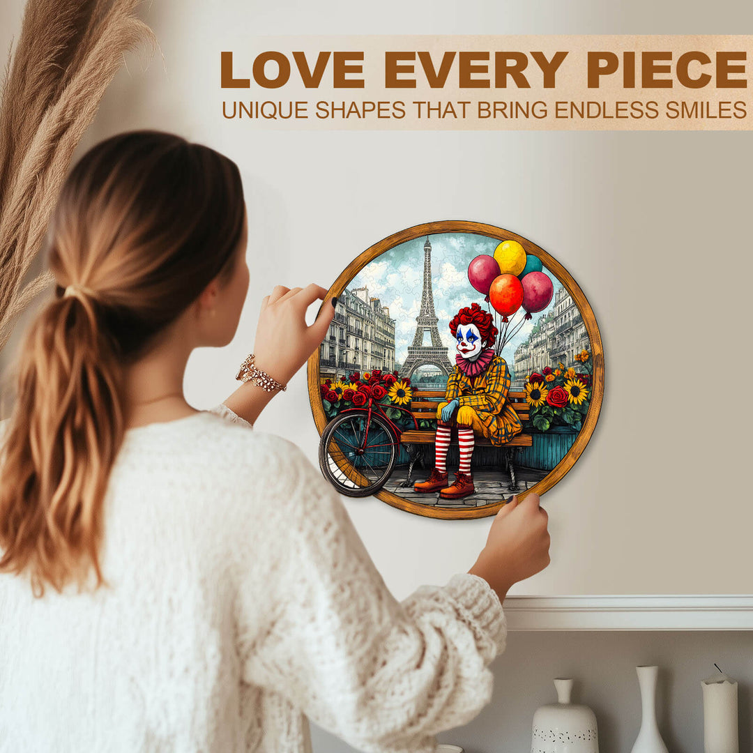 Gedanken des Jokers Holz-Puzzle