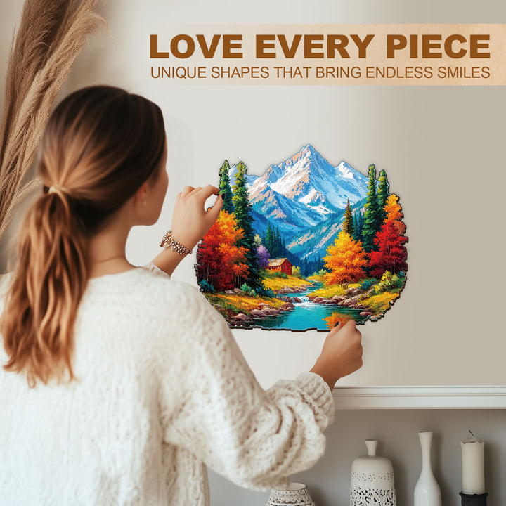 Autumn Divide Wooden Jigsaw Puzzle