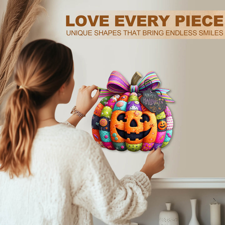 Halloween Pumpkin Gift Pack Wooden Jigsaw Puzzle
