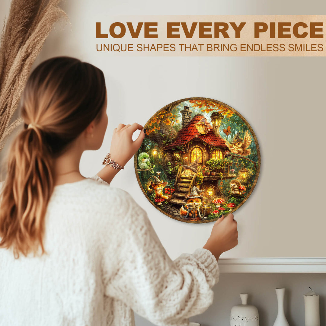 Puzzle en bois Histoire de la forêt magique