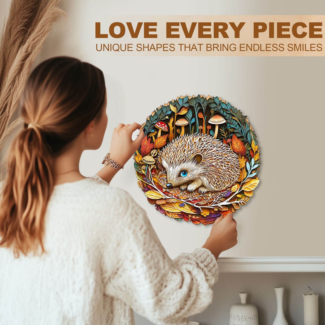 Forest Dreamers- Hedgehog Wooden Jigsaw Puzzle