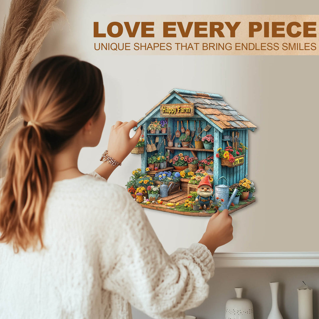 Happy Farm Holz-Puzzlespiel