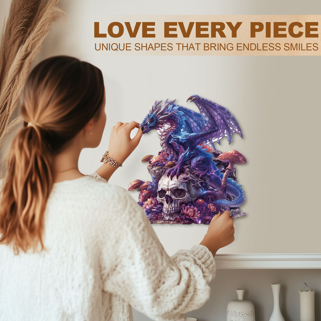 Bone Dragon Wooden Jigsaw Puzzle