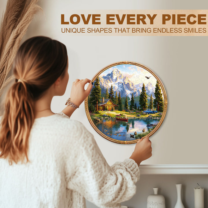 Lakeside leisure Wooden Jigsaw Puzzle