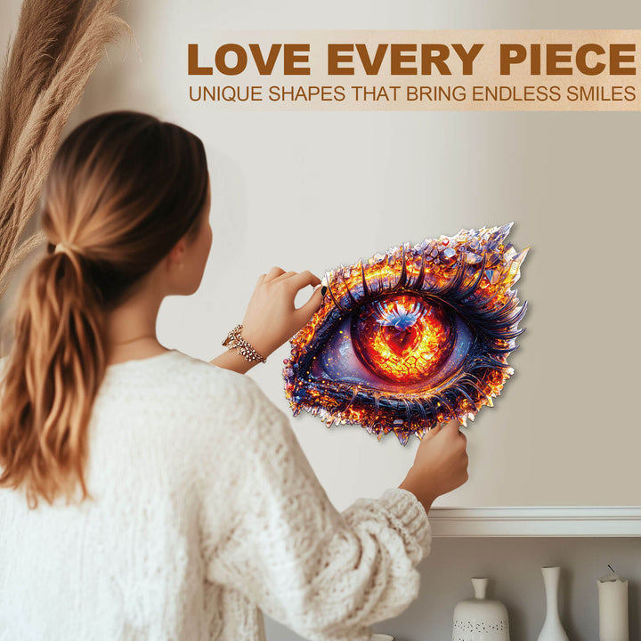 Ember Eye Wooden Jigsaw Puzzle