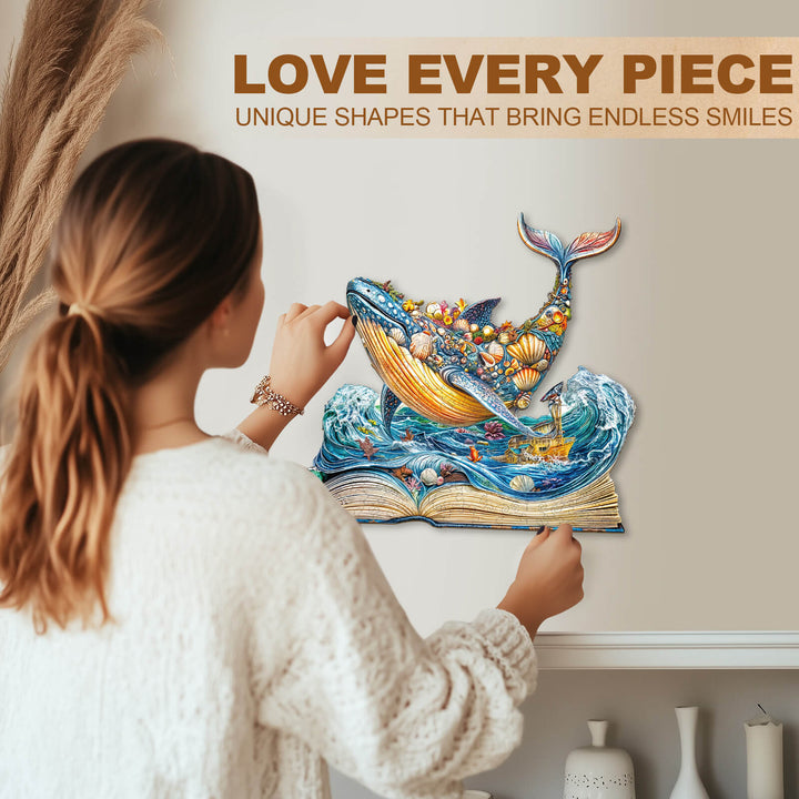 Puzzle en bois Histoire de la baleine-1