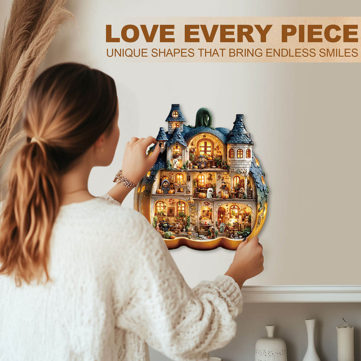 Bear's House - Pumpkin Wooden Jigsaw Puzzle