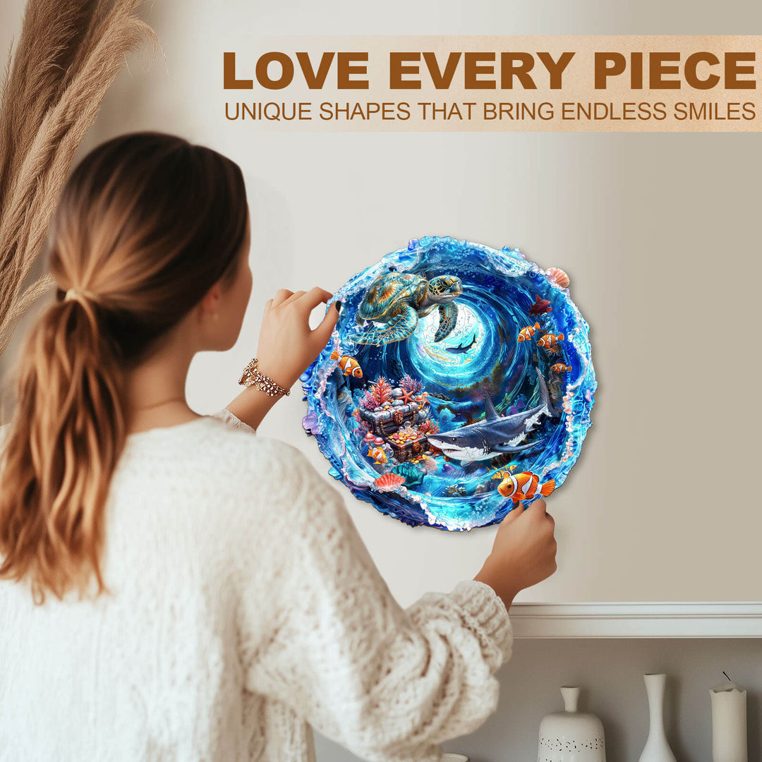 Whirlpool Treasures Wooden Jigsaw Puzzle