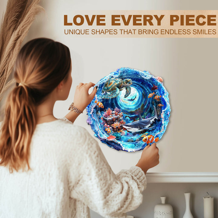 Whirlpool Treasures Wooden Jigsaw Puzzle
