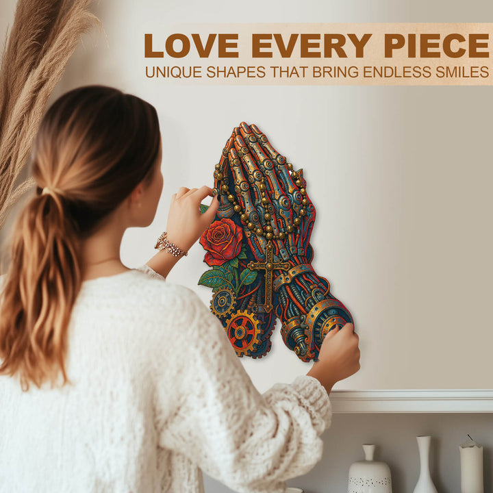 The Praying Hand-2 Wooden Jigsaw Puzzle