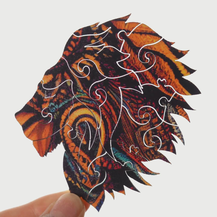 The Jungle King-2 Wooden Jigsaw Puzzle