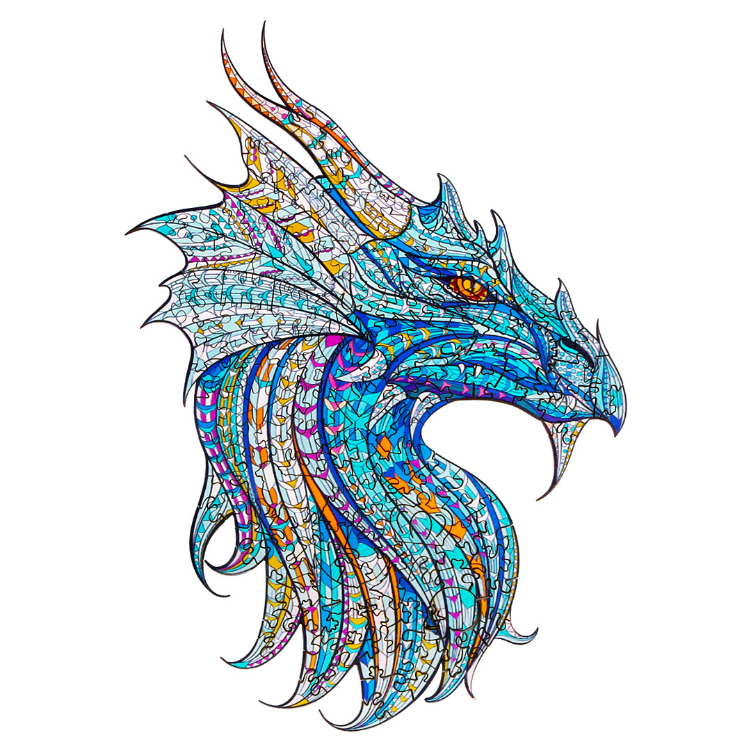 Warrior Dragon Wooden Jigsaw Puzzle