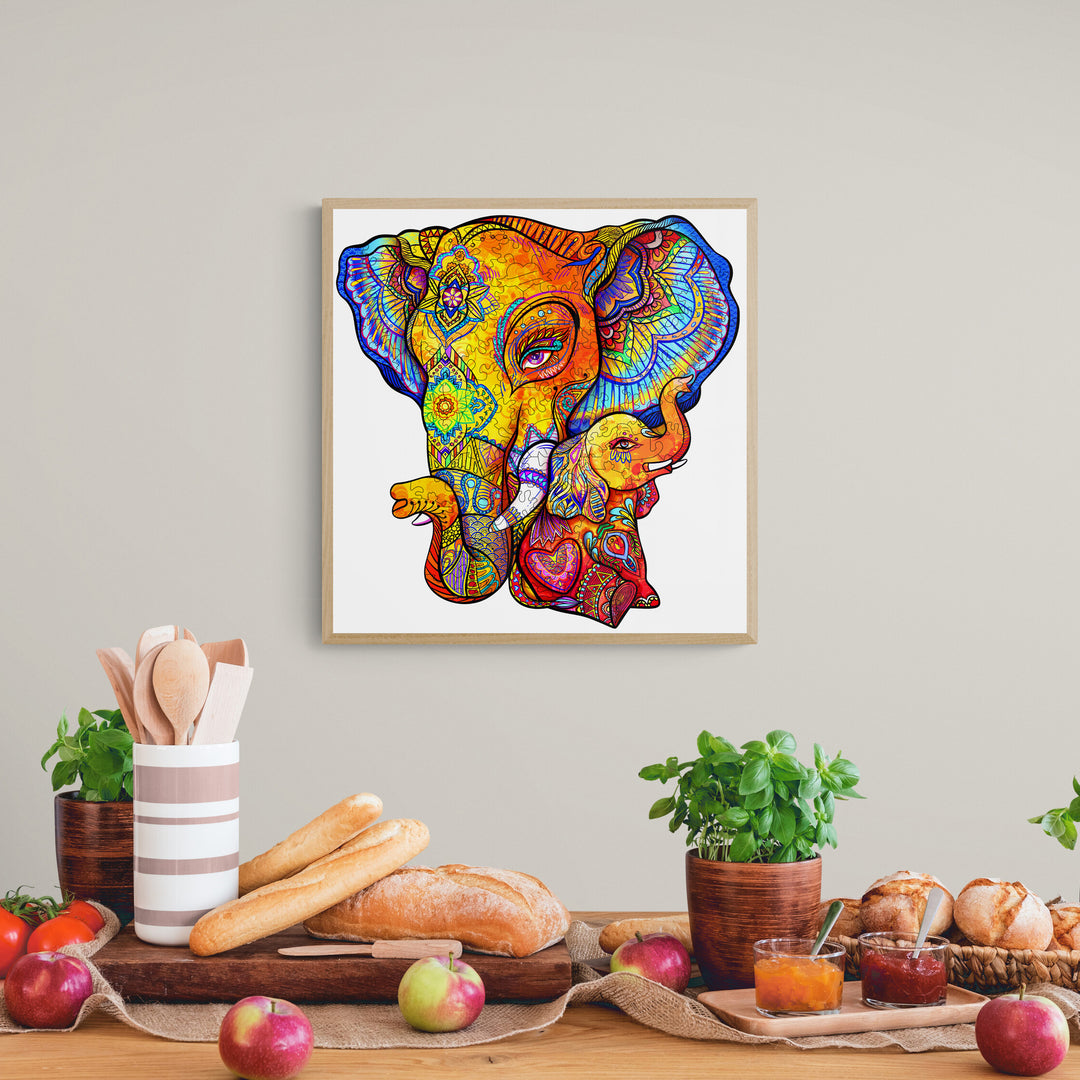 Maternal Love Wooden Jigsaw Puzzle