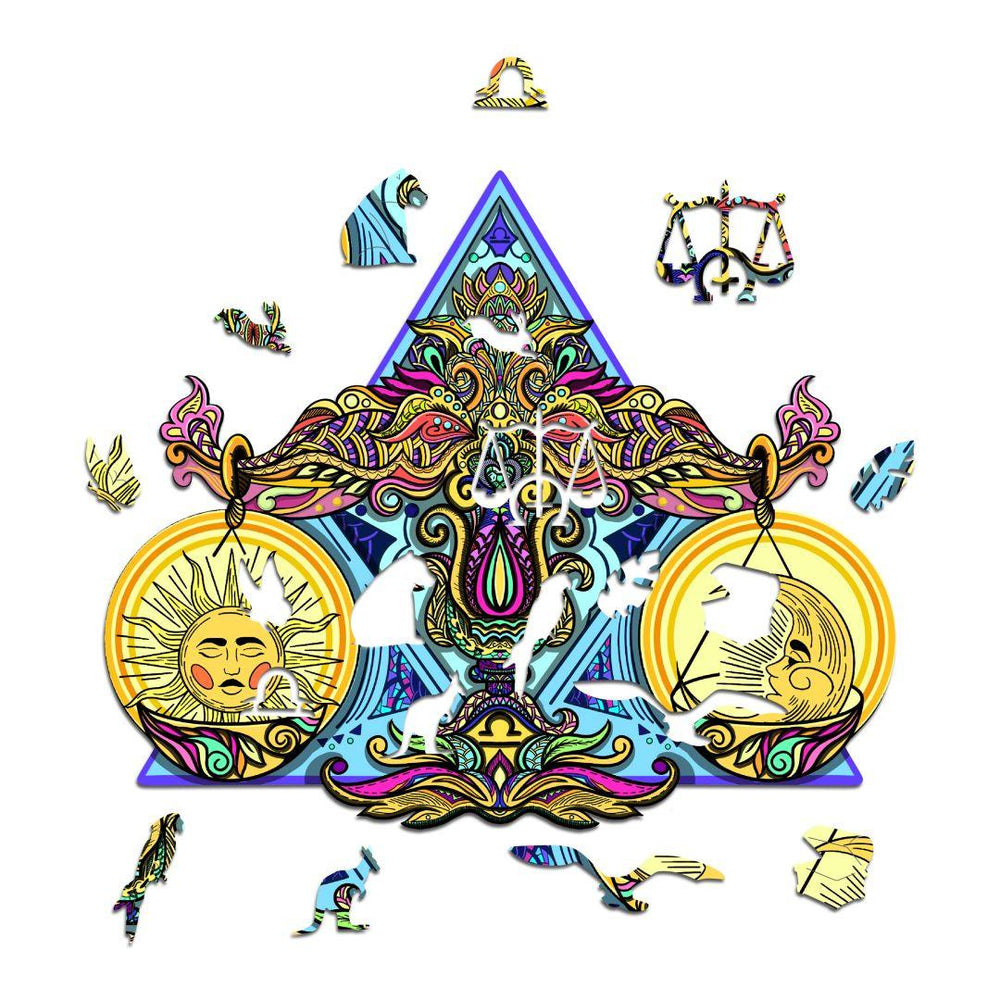 Constellation Libra Wooden Jigsaw Puzzle