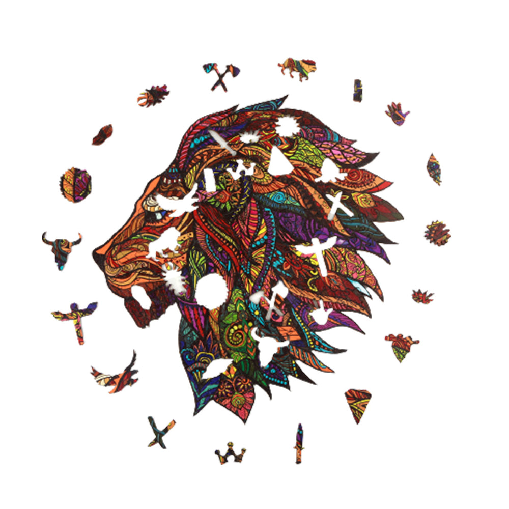 The Jungle King Wooden Jigsaw Puzzle