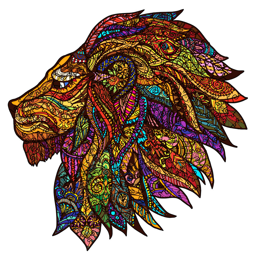 The Jungle King Wooden Jigsaw Puzzle