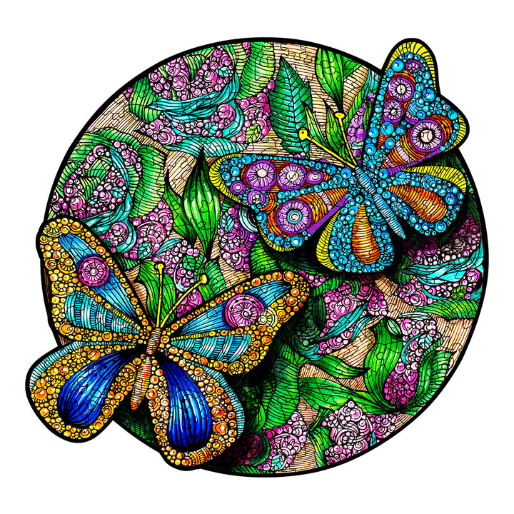 Beautiful Butterfly Wooden Jigsaw Puzzle