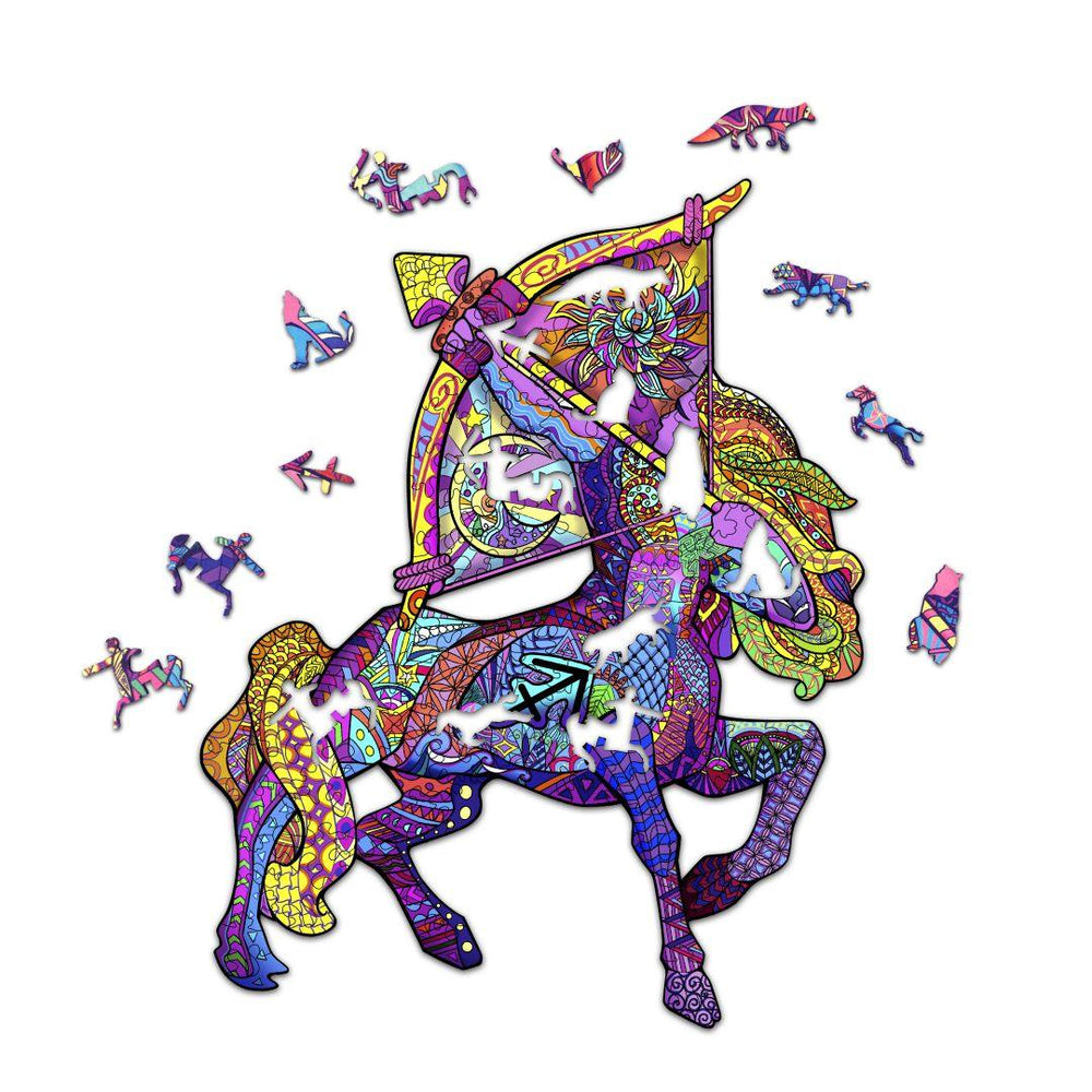 Constellation Sagittarius Wooden Jigsaw Puzzle